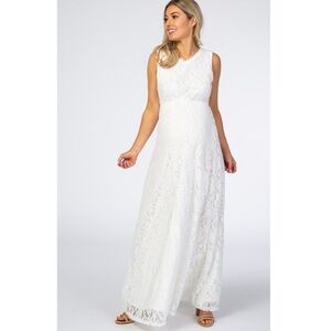 PinkBlush lace maxi dress nwot